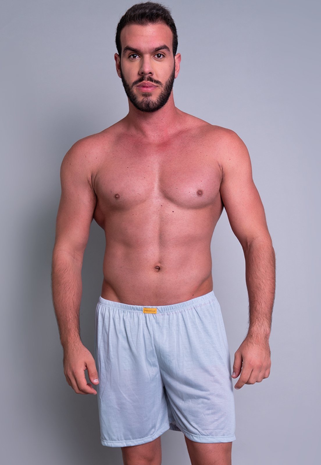 Short Curto MVB Modas Pijama De Dormir Cinza
