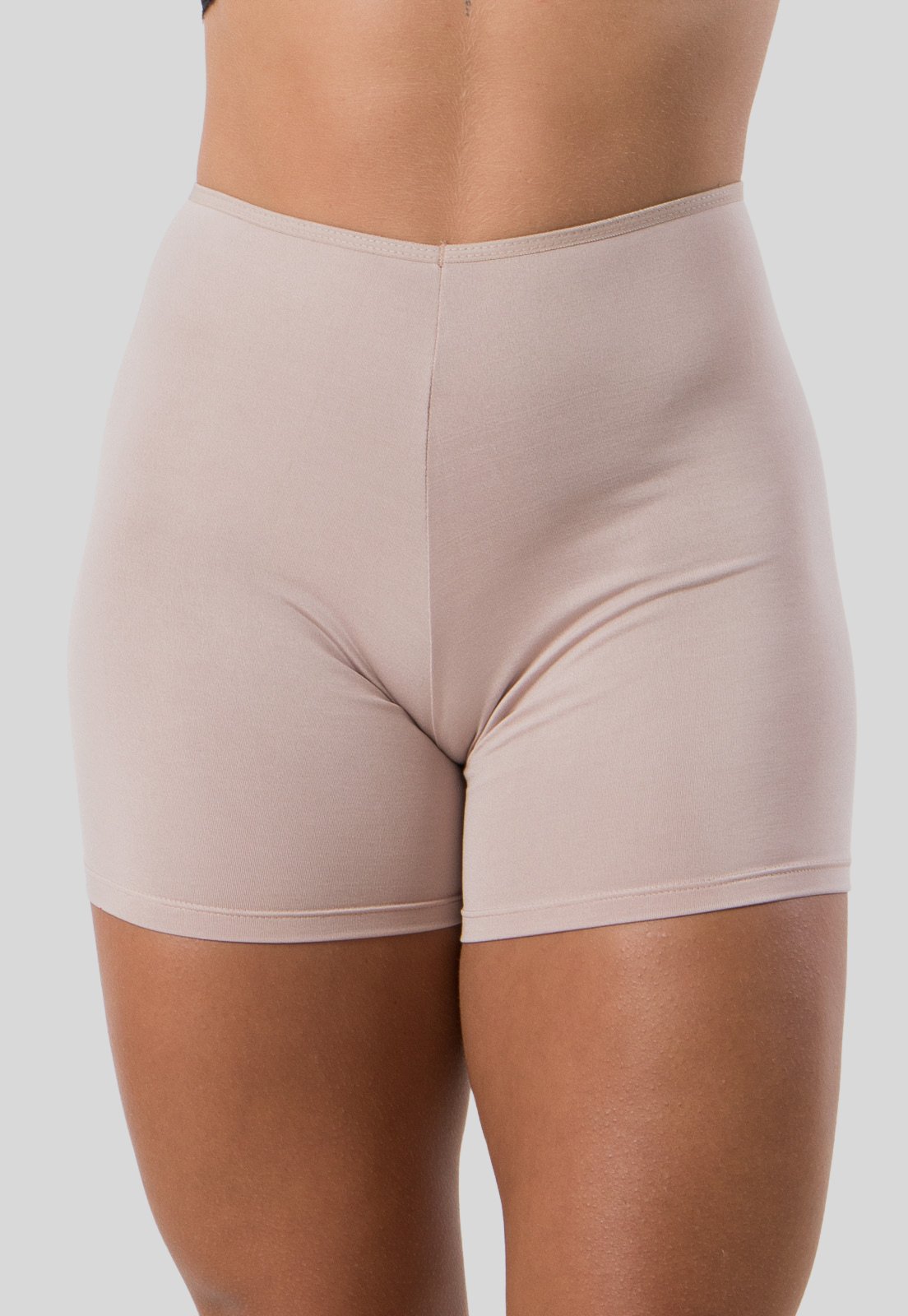 Short Feminino Segunda Pele Bege Anagua Calcinha Bermuda Intima Térmica