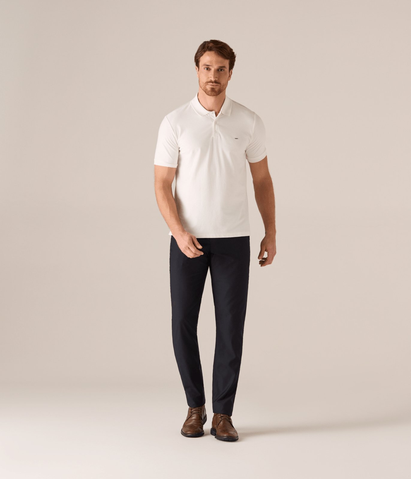 Calca Makenji Social Sem Ajuste Masculina Preta