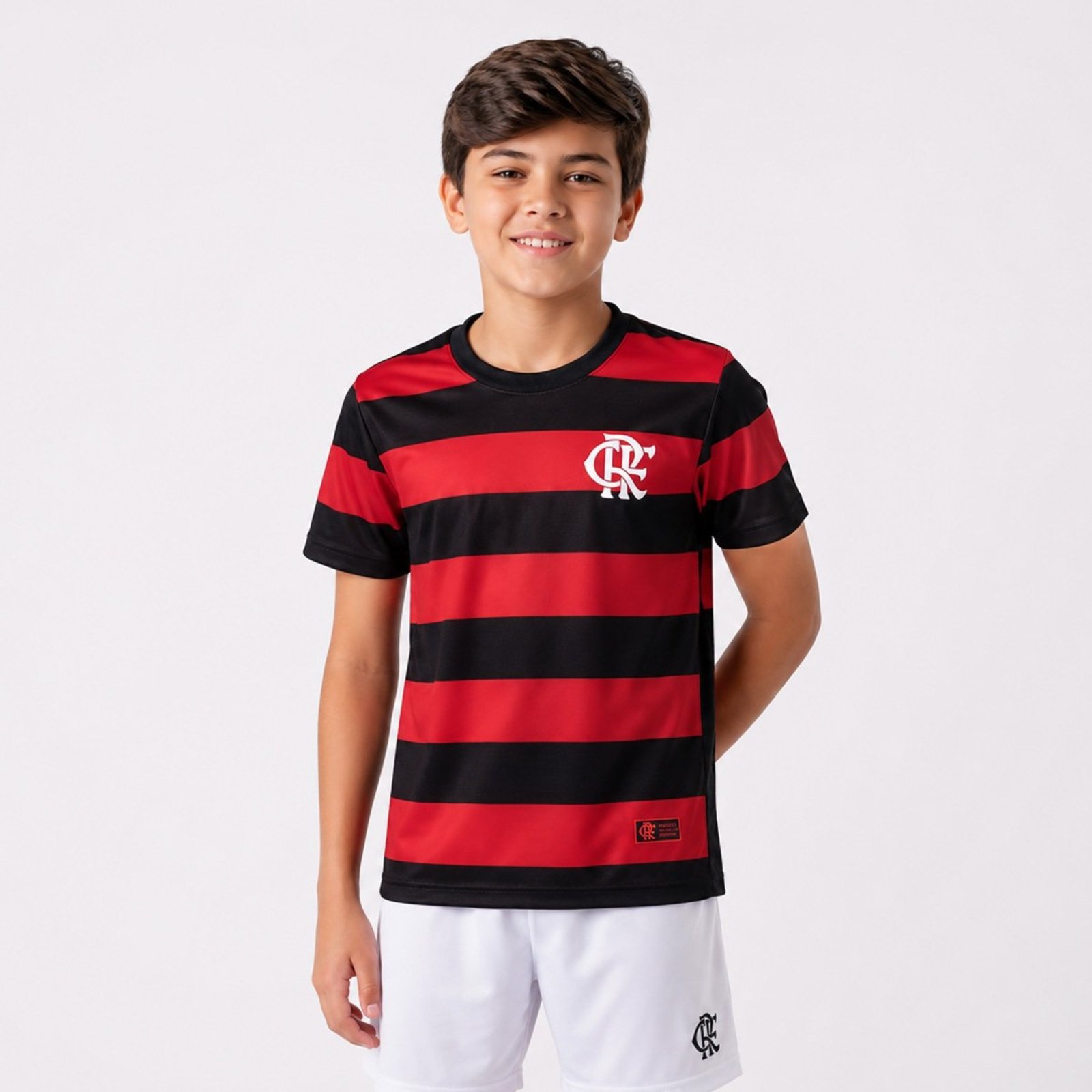 Camisa Flamengo Dry Rubro Negro Juvenil Vermelha