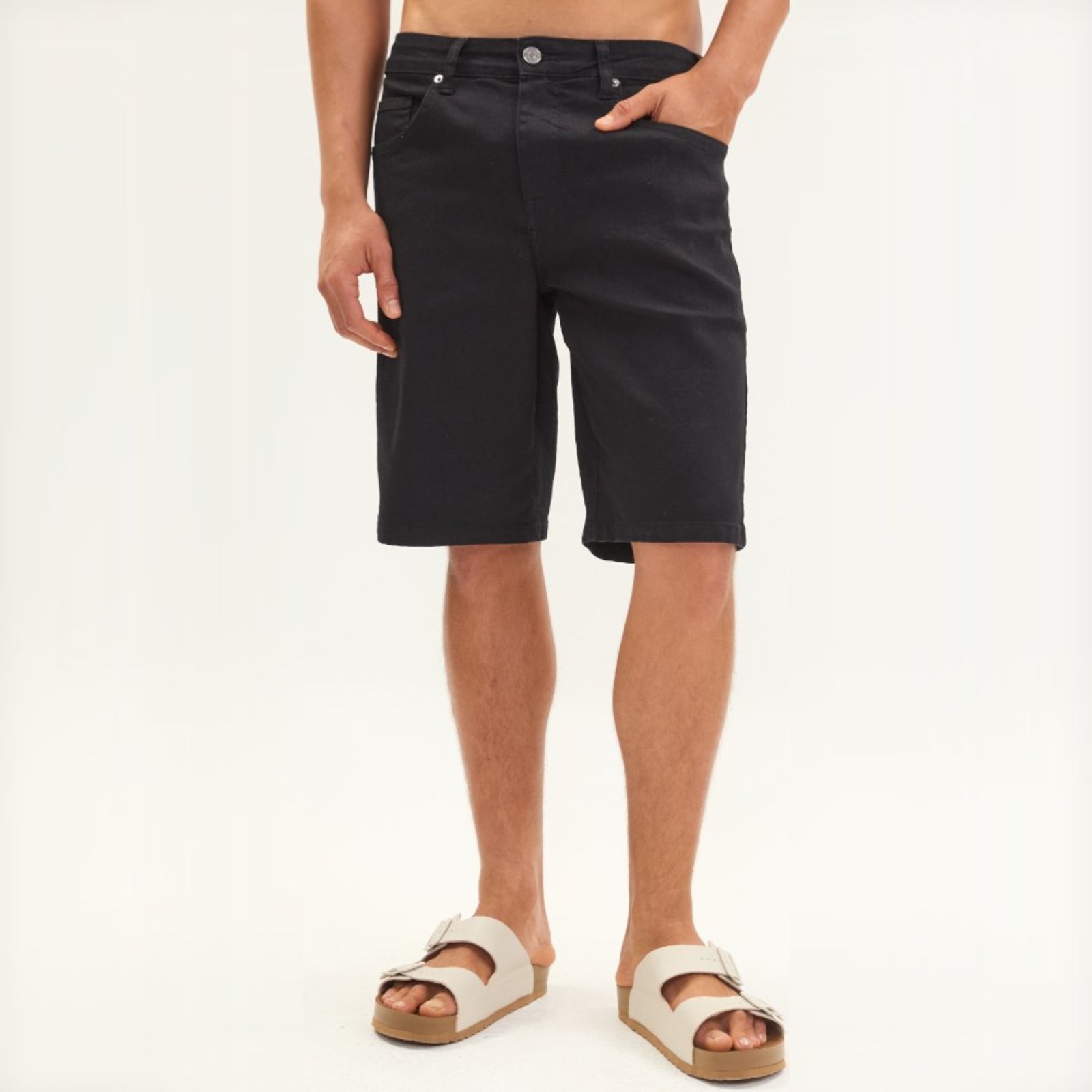 Bermuda Jeans Colcci Noah Ve27 Preto Masculino