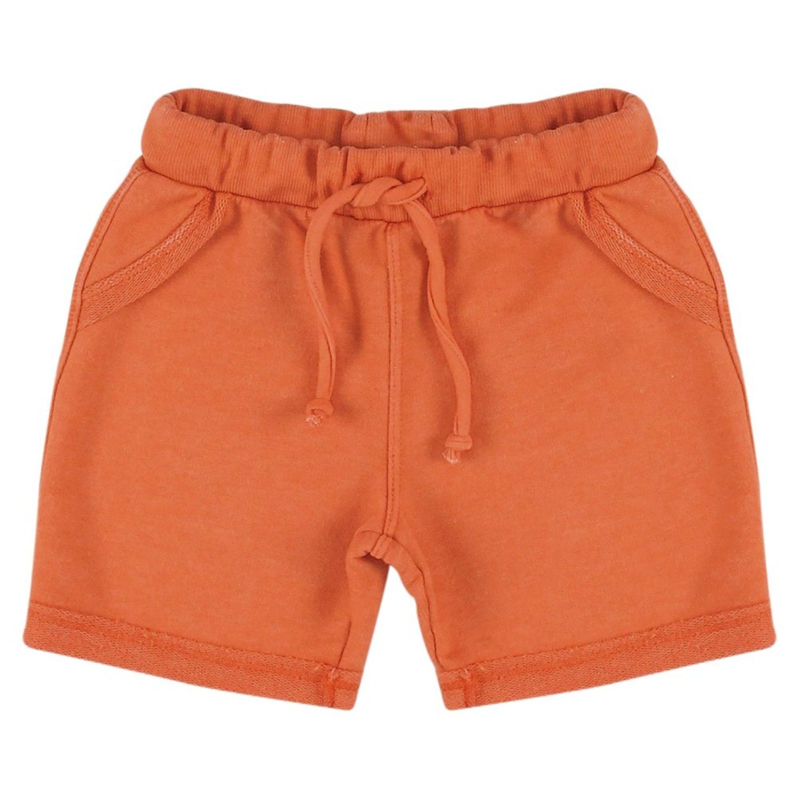 Infantil - Shorts Look Jeans Moletom Collor
