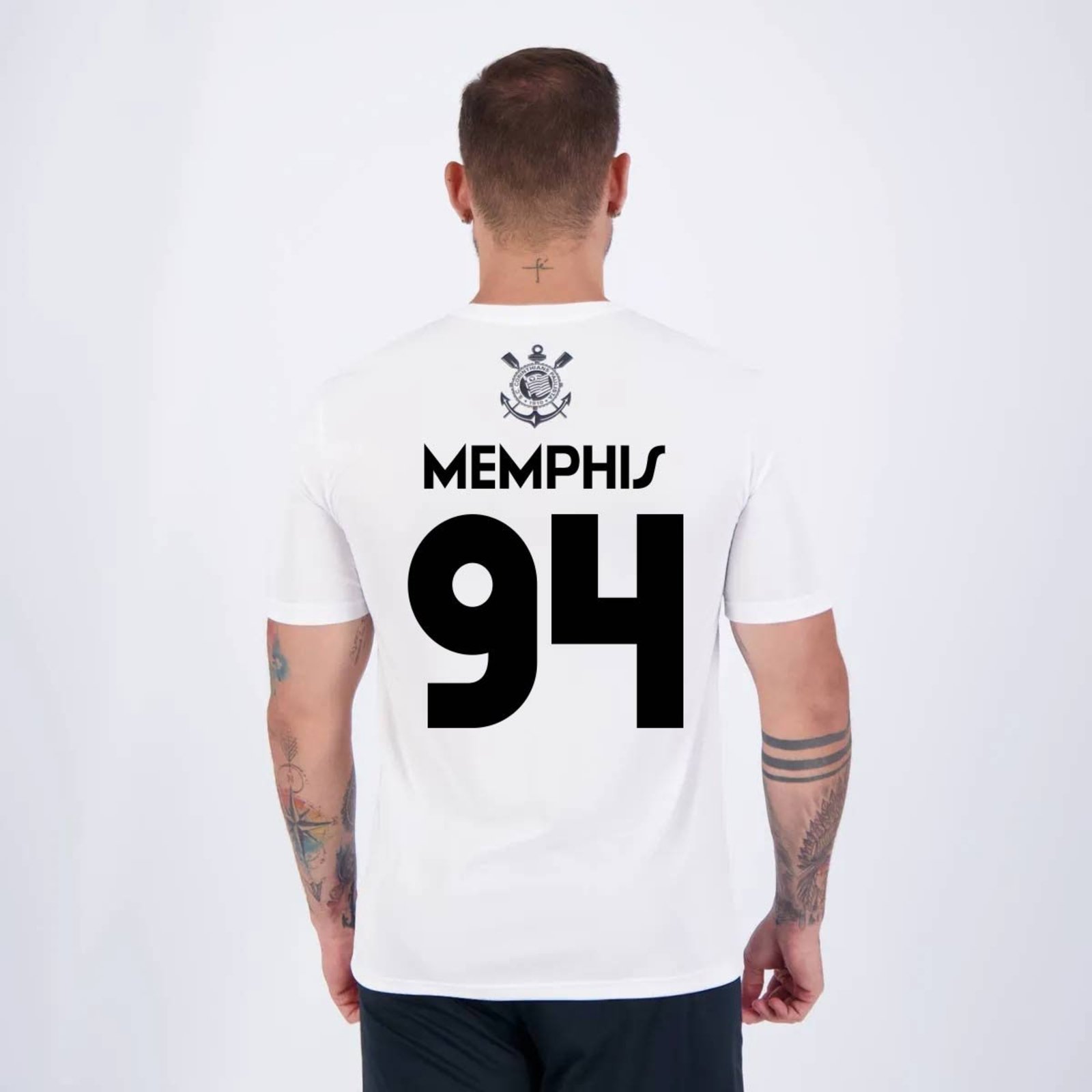 Camisa Corinthians Memphis 94 Fitness Branca