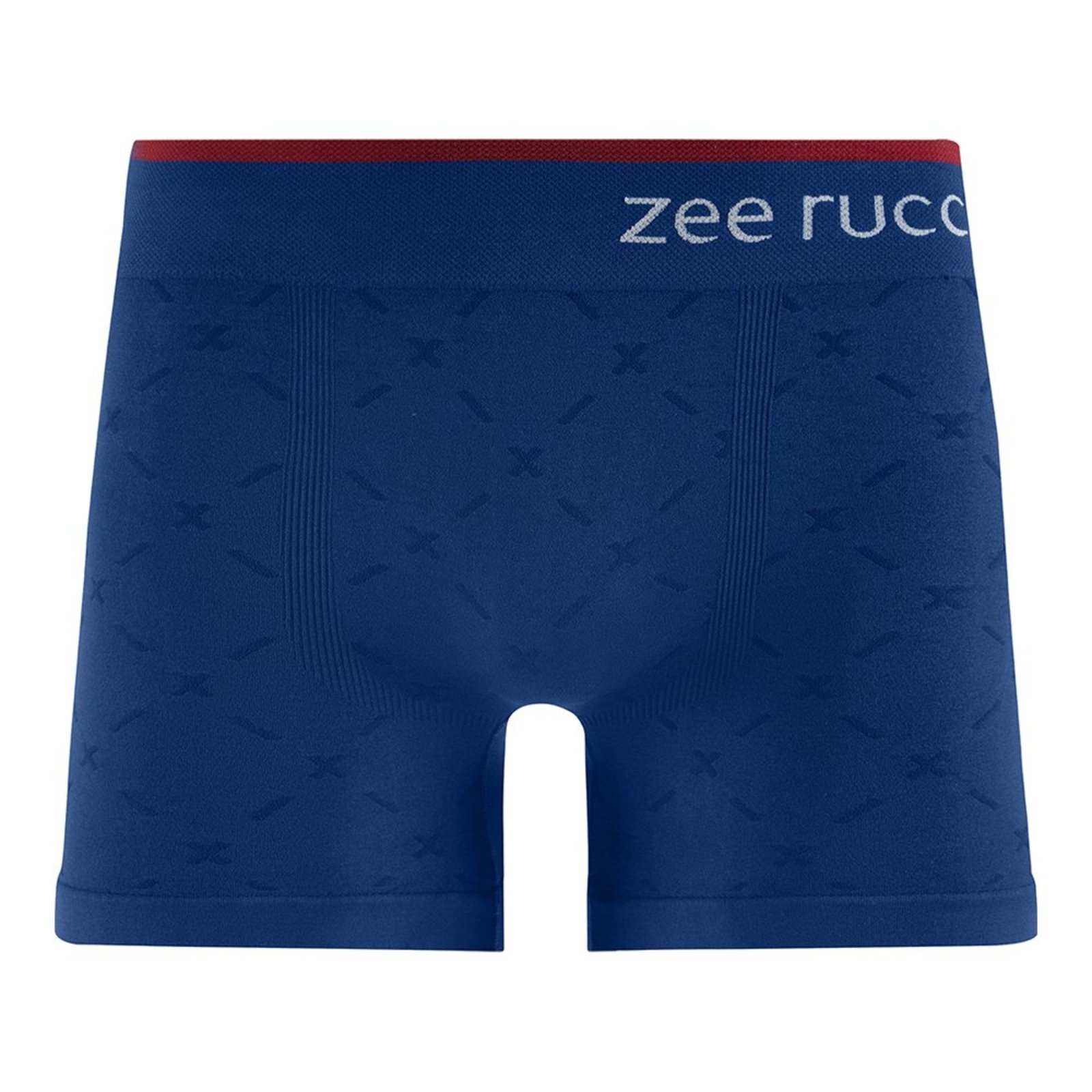 Cueca Boxer Detalhes Jacquard Azul Escuro