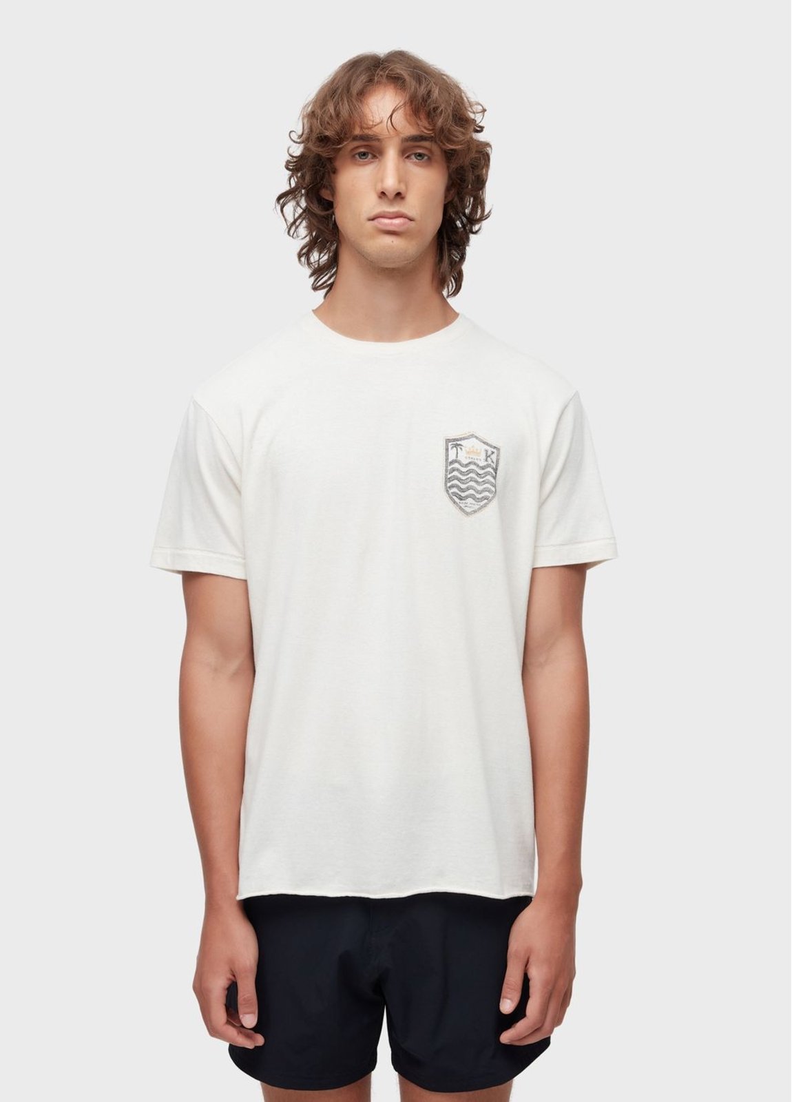 T-shirt brasão caiçara linen OSKLEN
