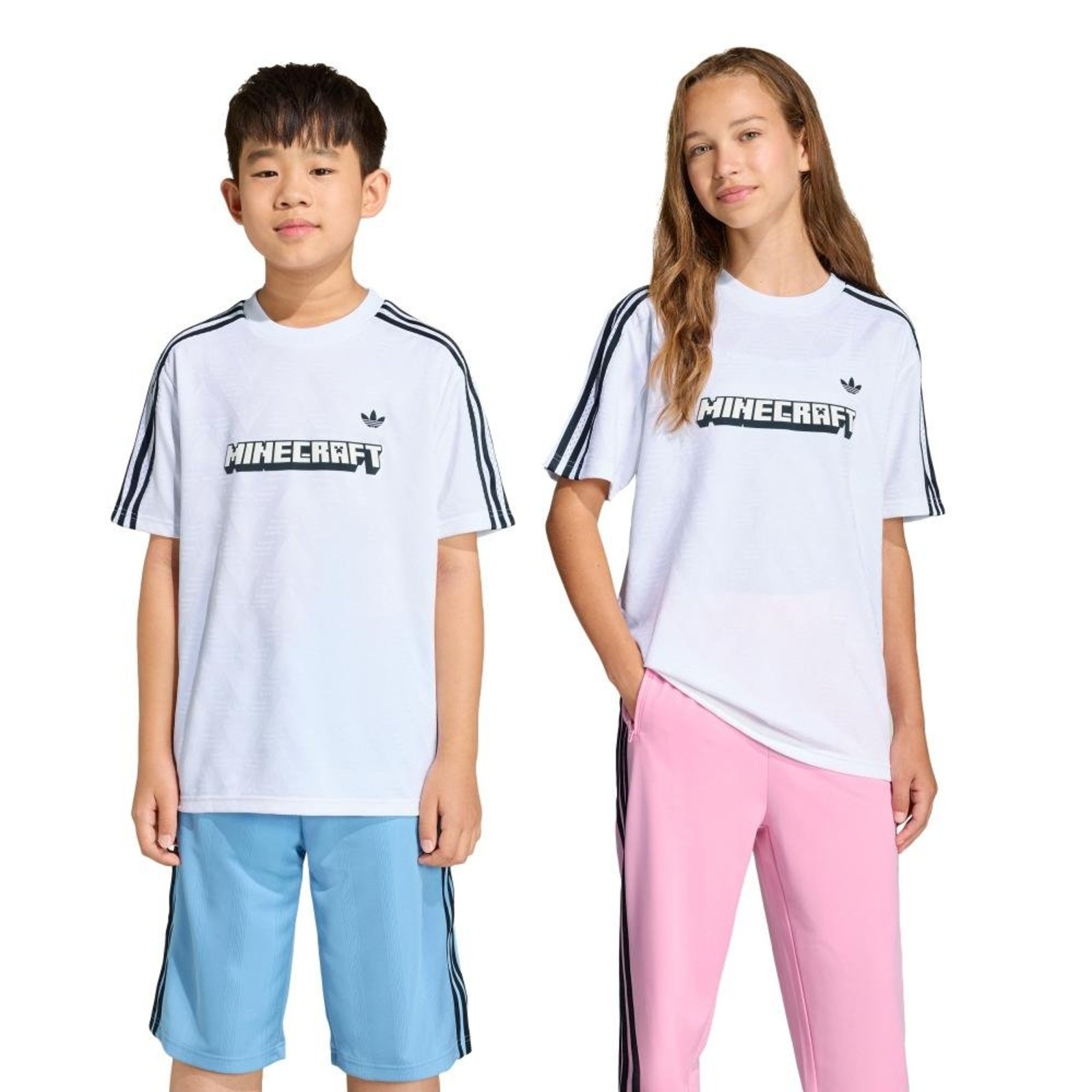 Infantil - CAMISETA JAQUARD FOLGADA adidas Originals Branco