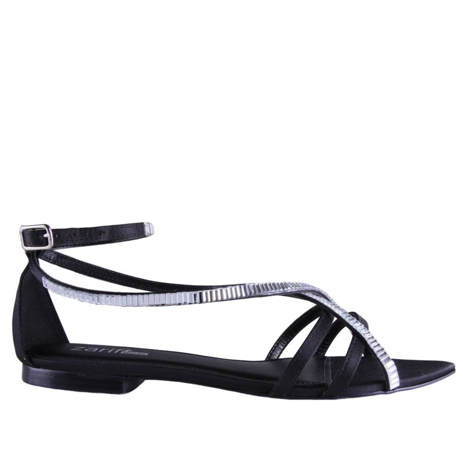 Sandália Rasteira Feminina Zariff 10298.7611 Zariff Preto