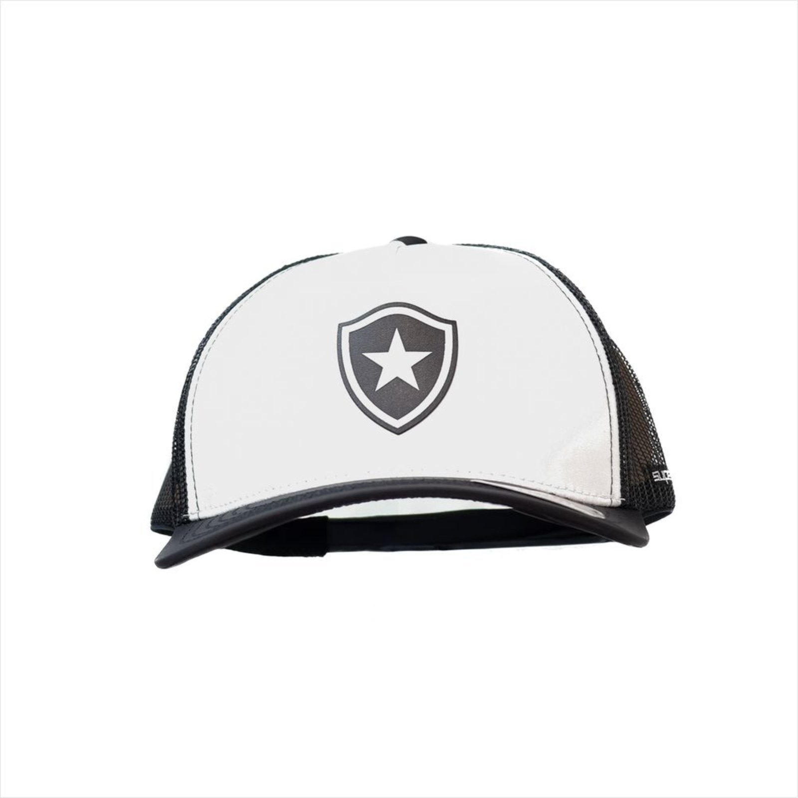 Vista 2 Boné Supercap Botafogo Trucker Escudo 3D Microsatim Unissex Supercap preto
