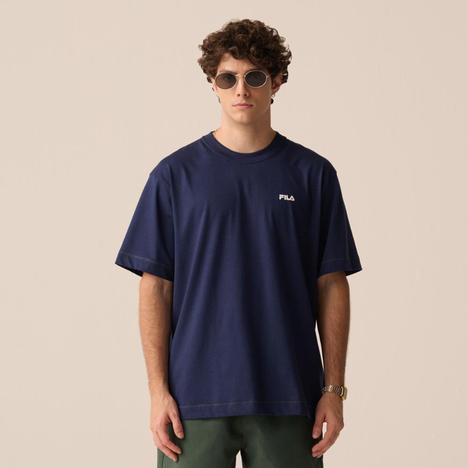 Camiseta Fila Sports International Over Masculina Incolor