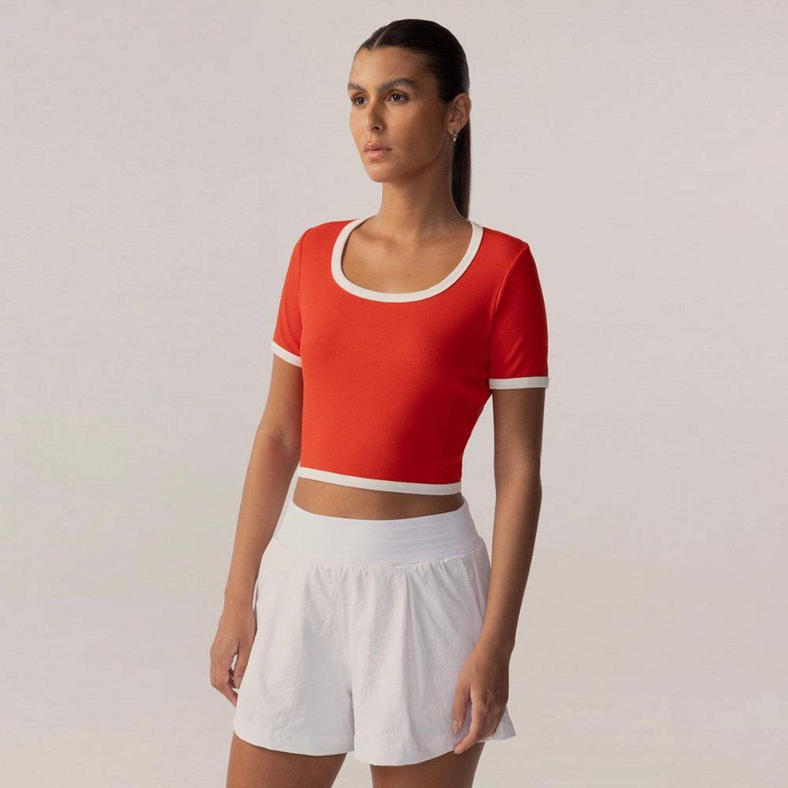 Blusa Fila Cropped Rib Feminina Incolor