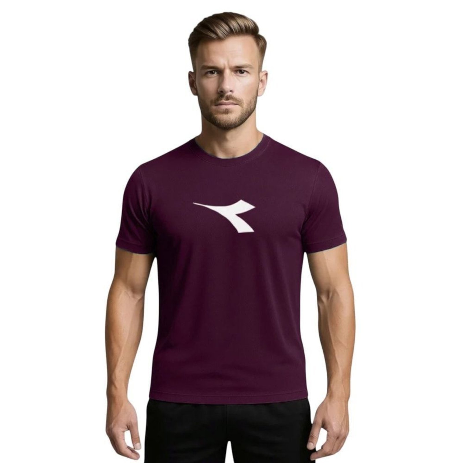 Camiseta Diadora Big Logo Masculina - Vermelho - diadora