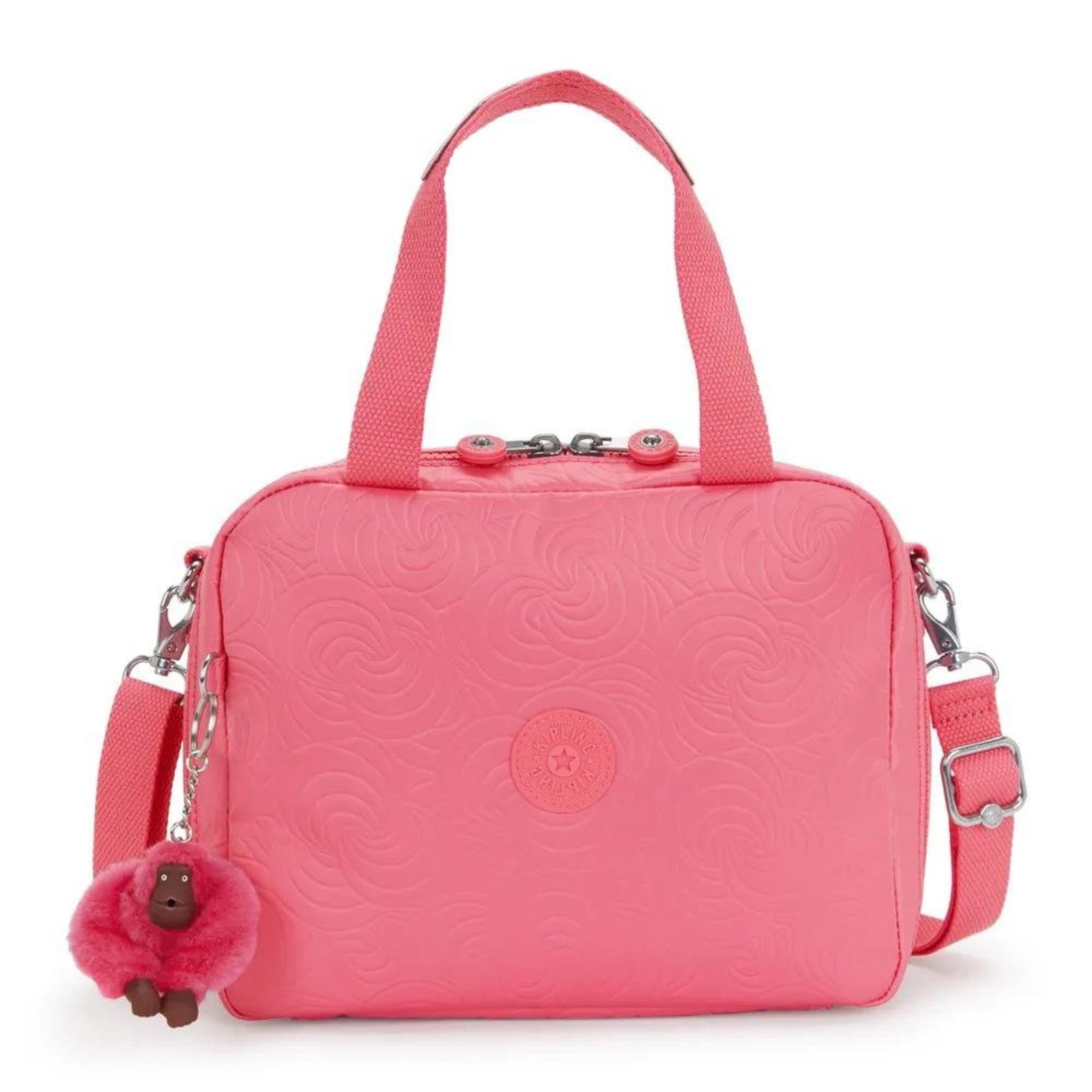 Infantil - Lancheira Kipling Miyo Pink Swirl Emb