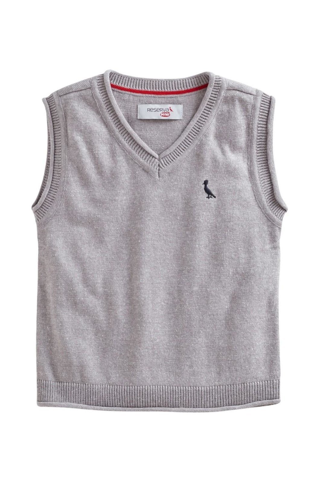 Infantil - Colete Tricot Bb Reserva Mini Cinza