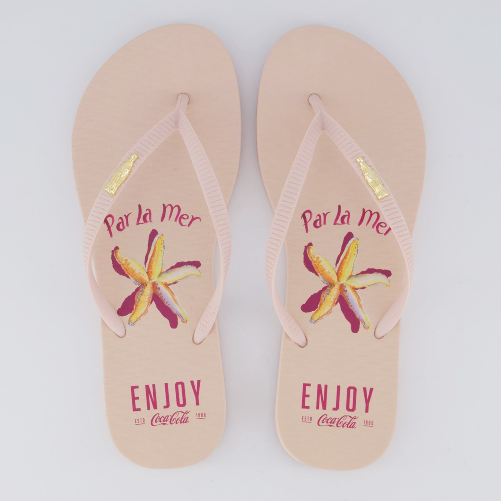 Chinelo Coca Cola La Mer Feminino Rosa