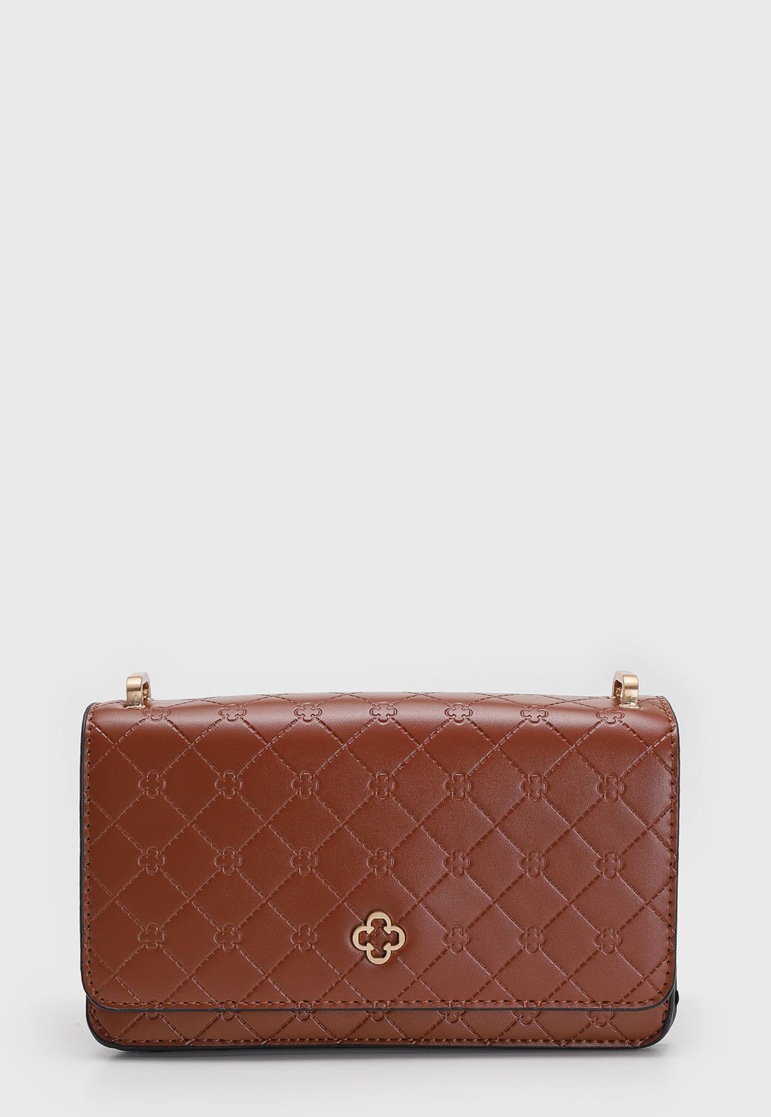 Bolsa Pequena Feminina Capodarte Matelassê Camel