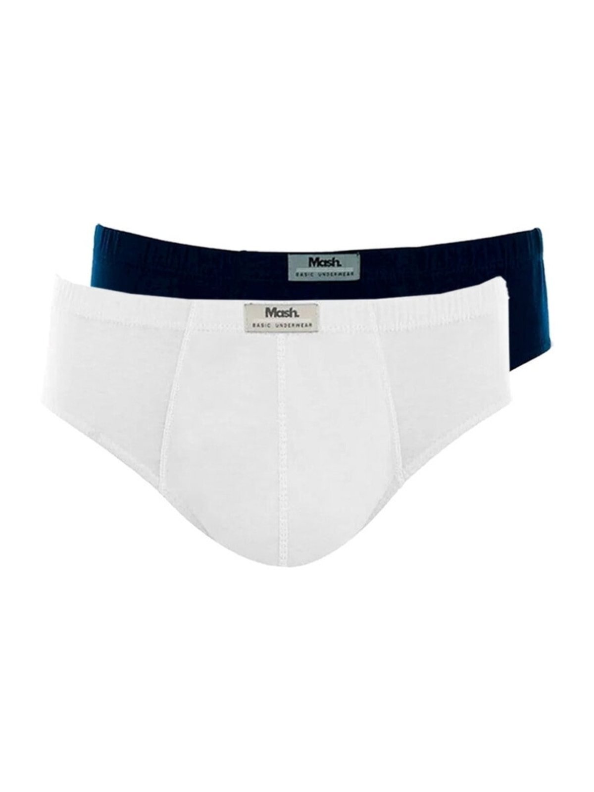 Kit com 2 Cuecas Slip Mash 074.58 Azul Marinho