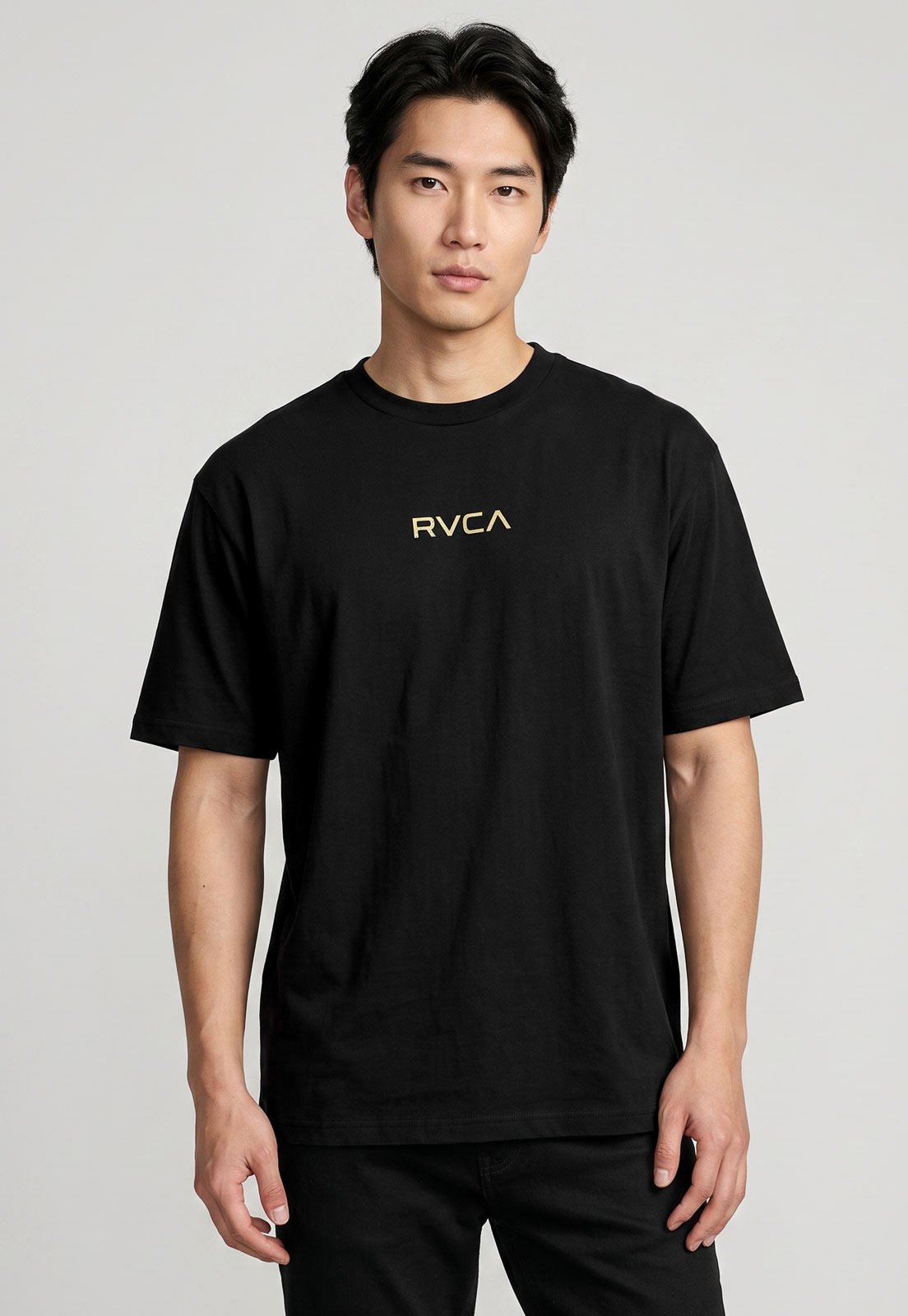 Camiseta Masculina RVCA VA Code Preta