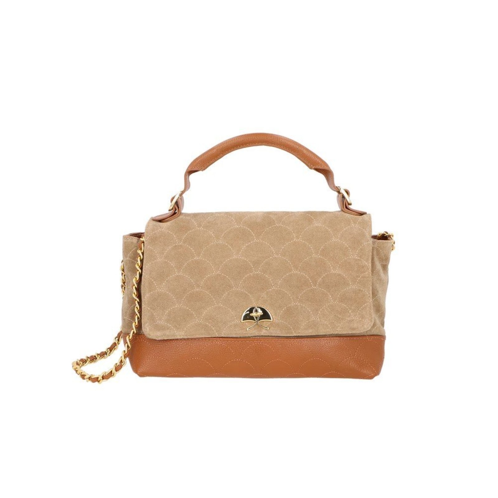 Bolsa Média Luiza Barcelos 77771374 Bege