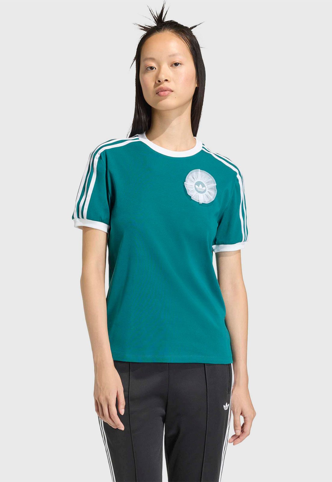 Camiseta Feminina adidas Originals Branding Verde