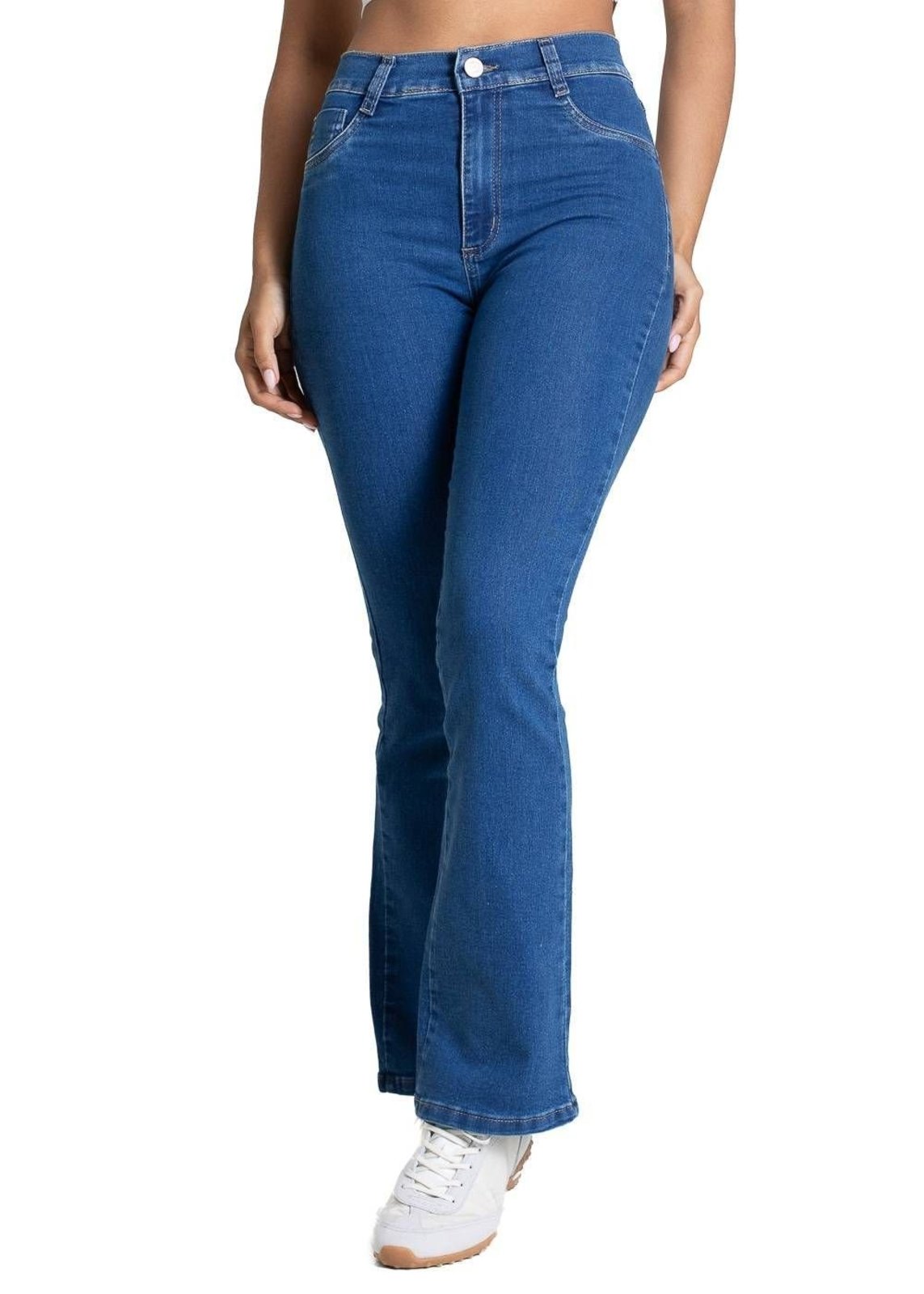 Calça Jeans Sawary Boot Cut Petit - 283332 - Azul - Sawary