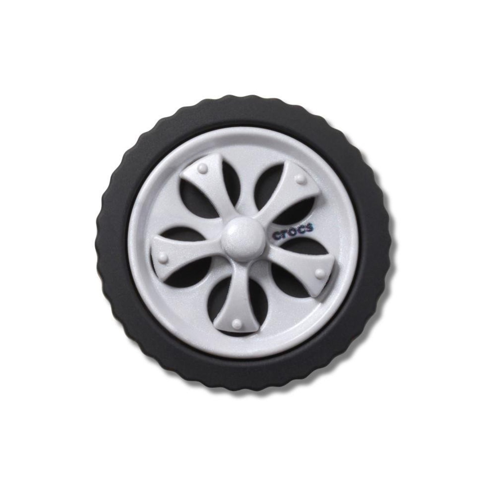 Infantil - Jibbitz™ Roda de Carro Único Branco
