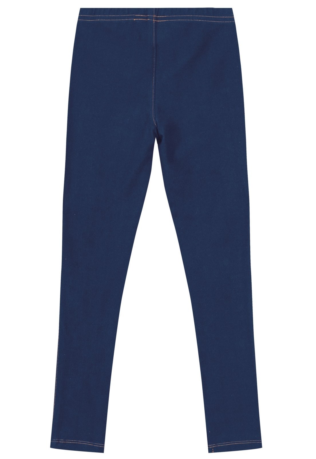 Infantil – Calça legging menina em cotton jeans Brandili – 1 Azul
