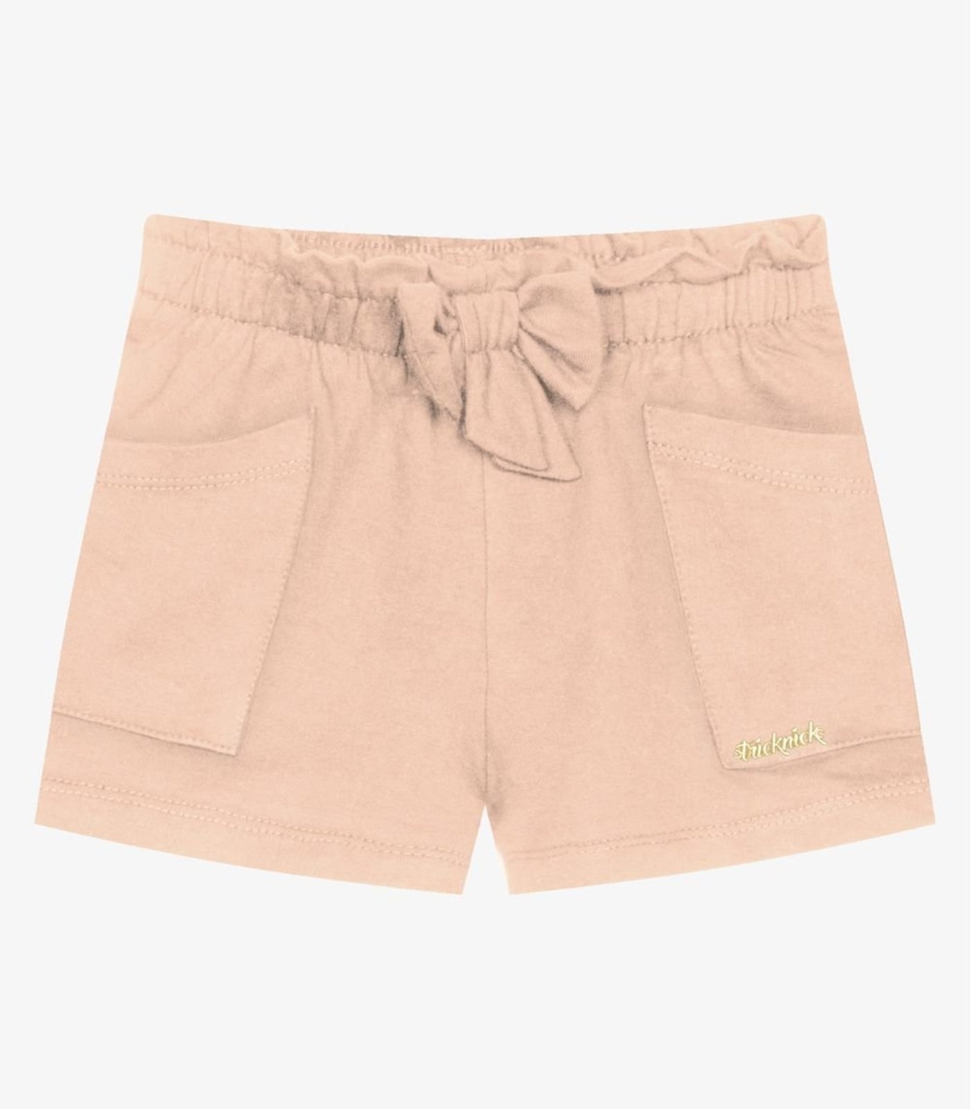 Infantil - Shorts Feminino Moletinho Trick Nick Rosa