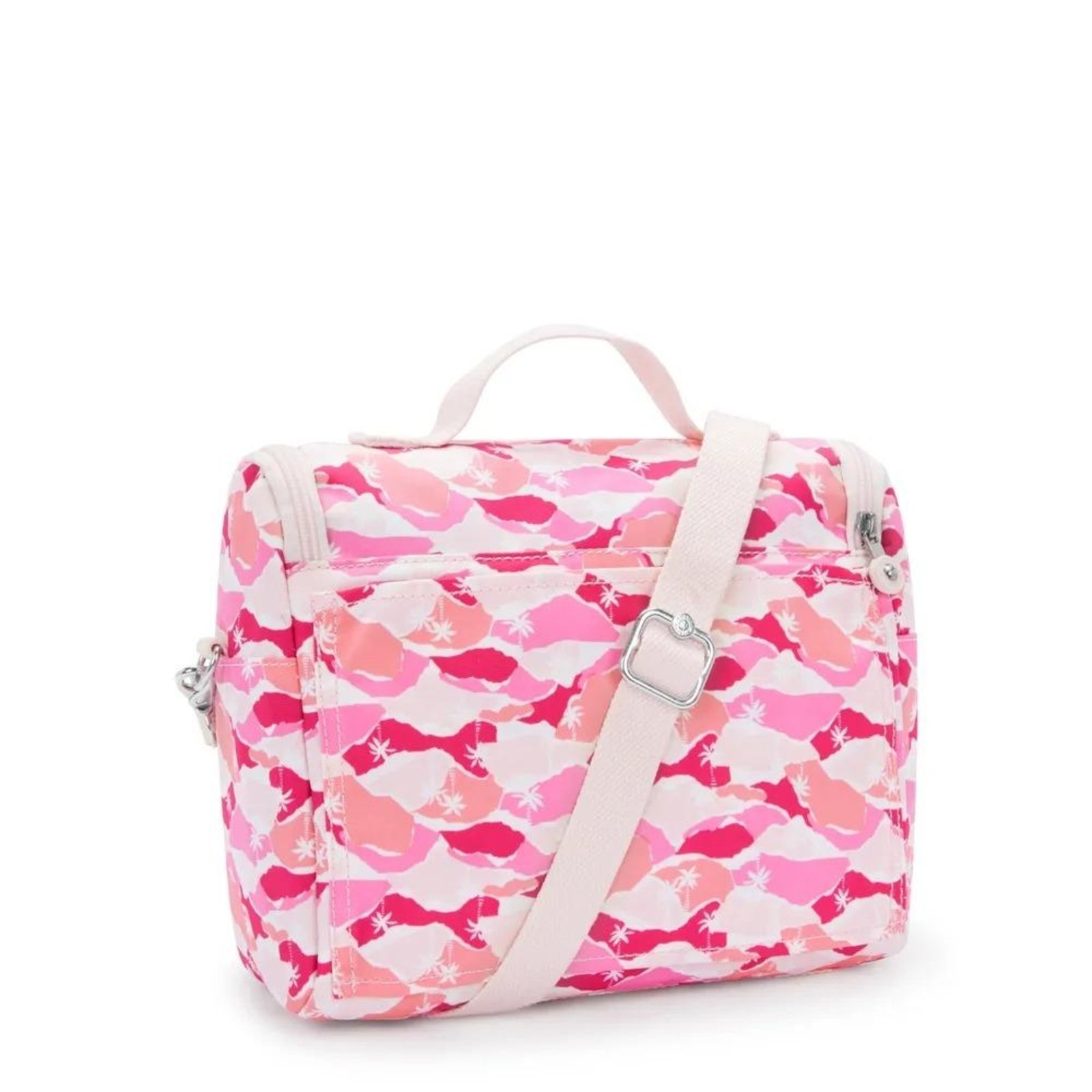 Vista 3 Infantil - Lancheira Kipling New Kichirou Pink Palm rosa pink Kipling rosa pink