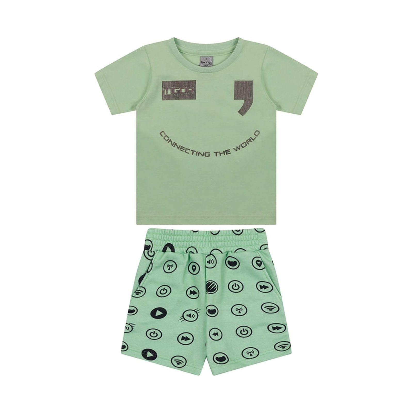 Infantil - Conjunto Curto Masculina Tigor T. Tigre