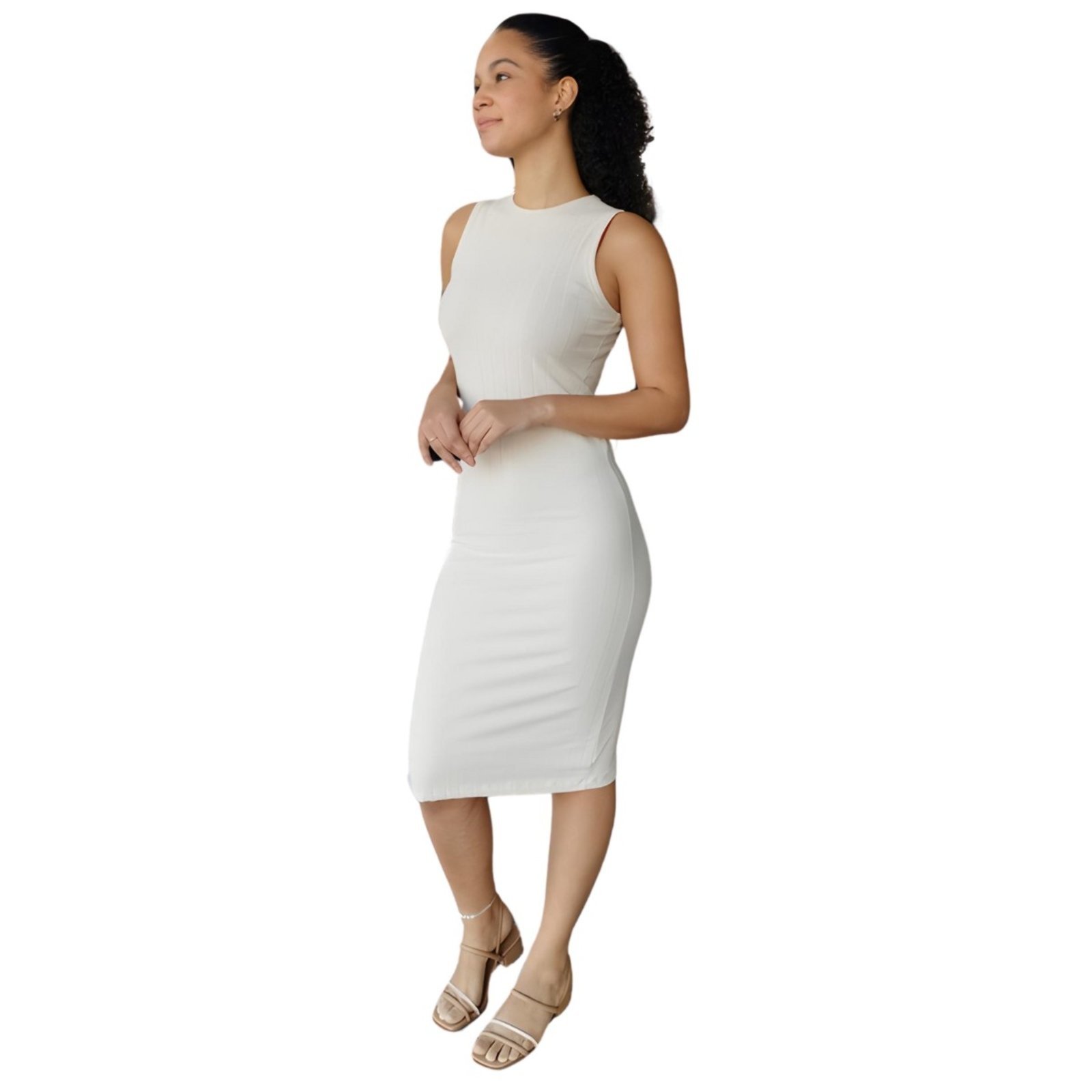 Vestido Regata Justo Canelado Forum