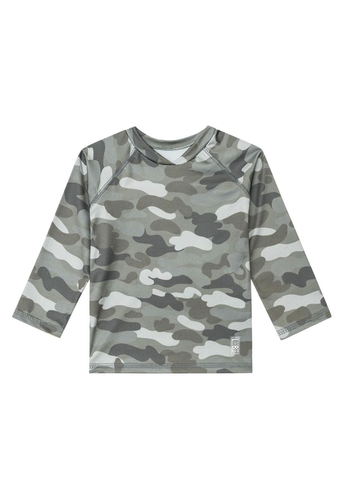 Vista 2 Infantil - Camiseta ML Camuflada LucBoo 1 Kukiê verde Kukiê verde