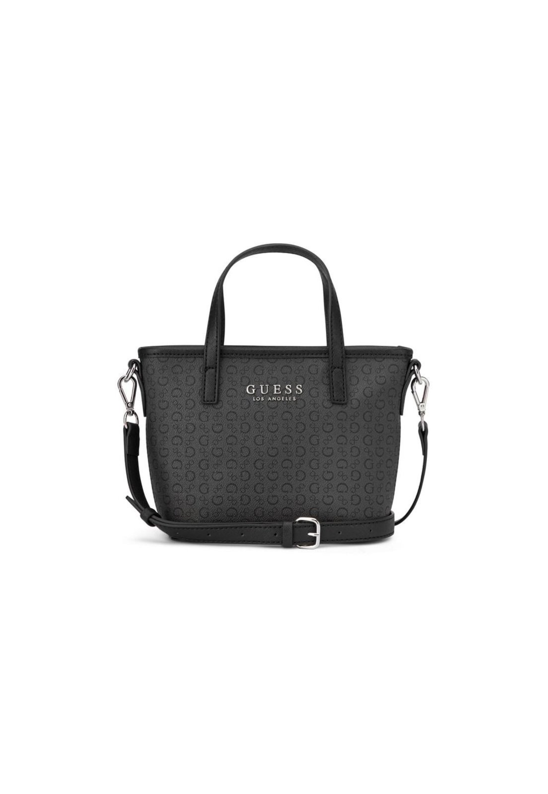 Bolsa Guess Mini Keira Tote Cinza Escuro