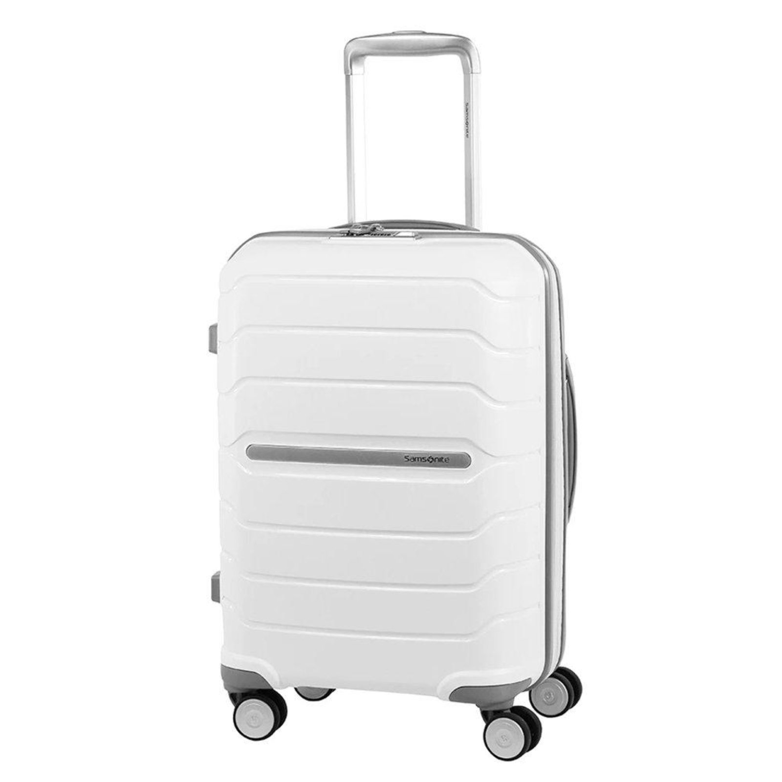 Vista 3 Mala De Bordo Samsonite Octolite Expansível Pequena Branco incolor Samsonite incolor