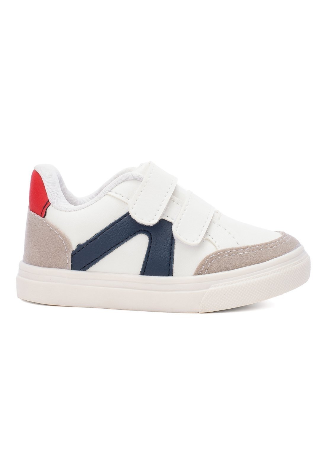 Vista 3 Infantil - Tênis Menino Funfy Conforto + Óculos E Relógio Cinza branco Funfy branco