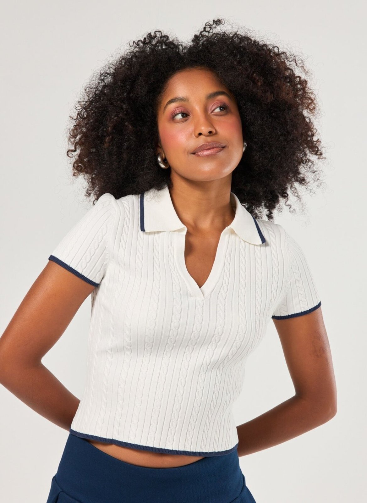 Blusa Polo Tricô