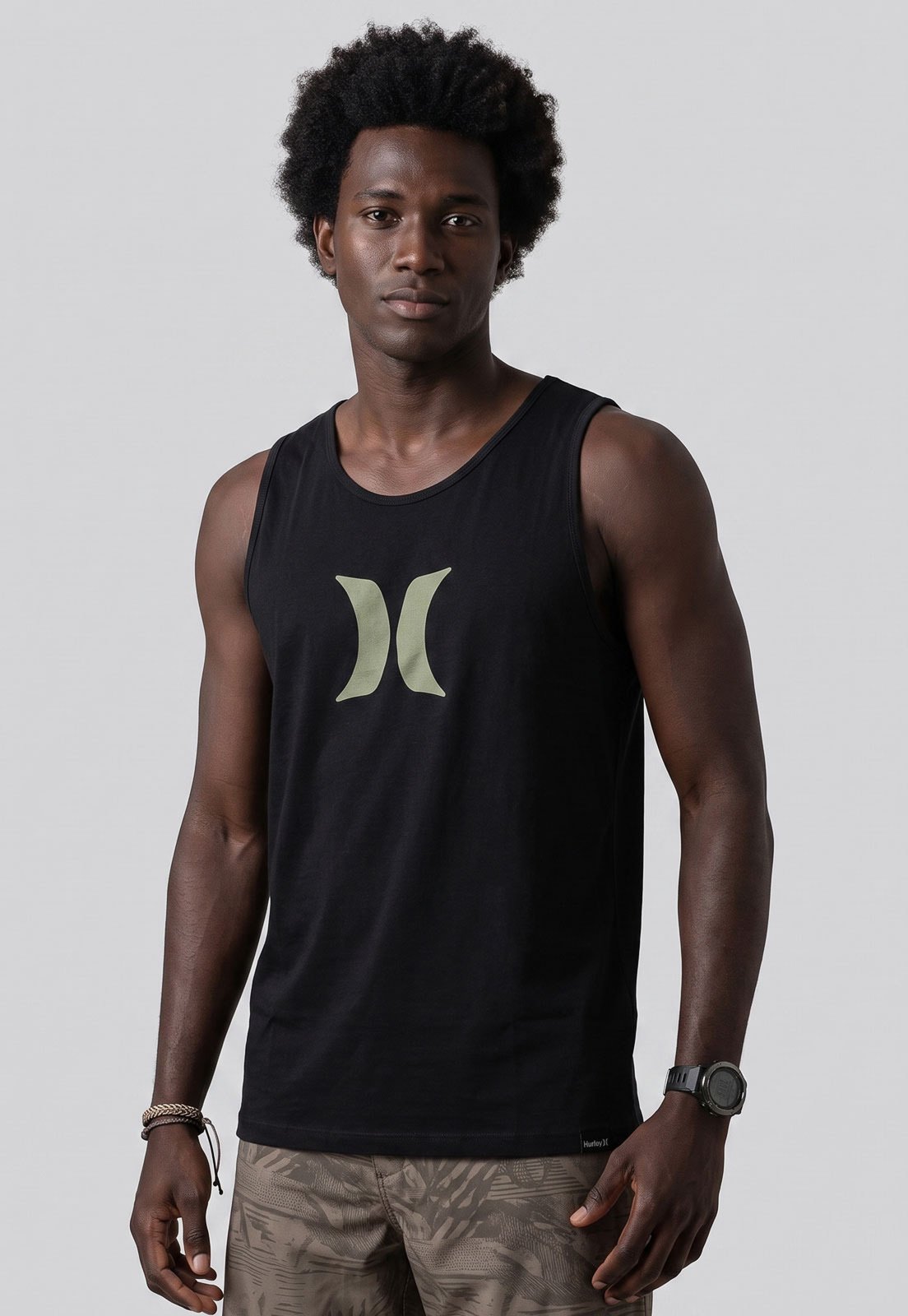Regata Masculina Hurley Icon Preta