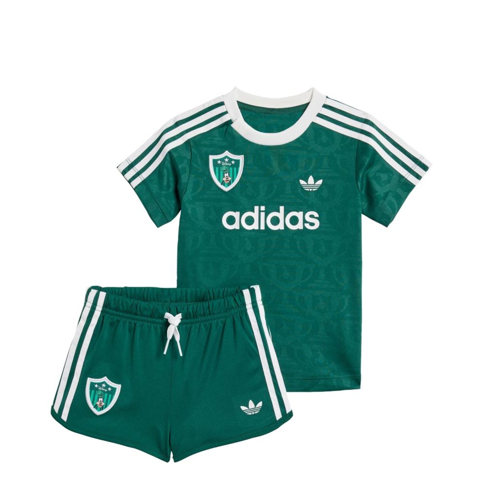 Infantil - CONJUNTO CAMISETA E SHORTS ADIDAS DISNEY adidas Originals Verde