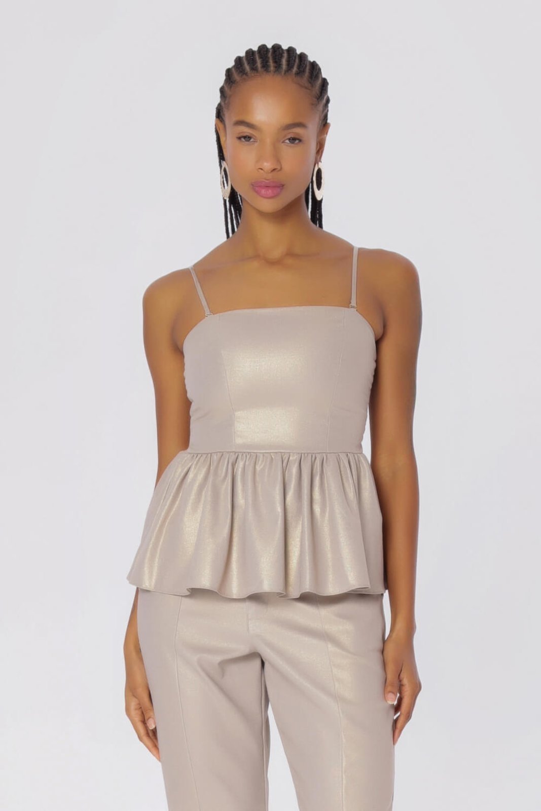 BLUSA LINHO SHINE AGREG Gatabakana