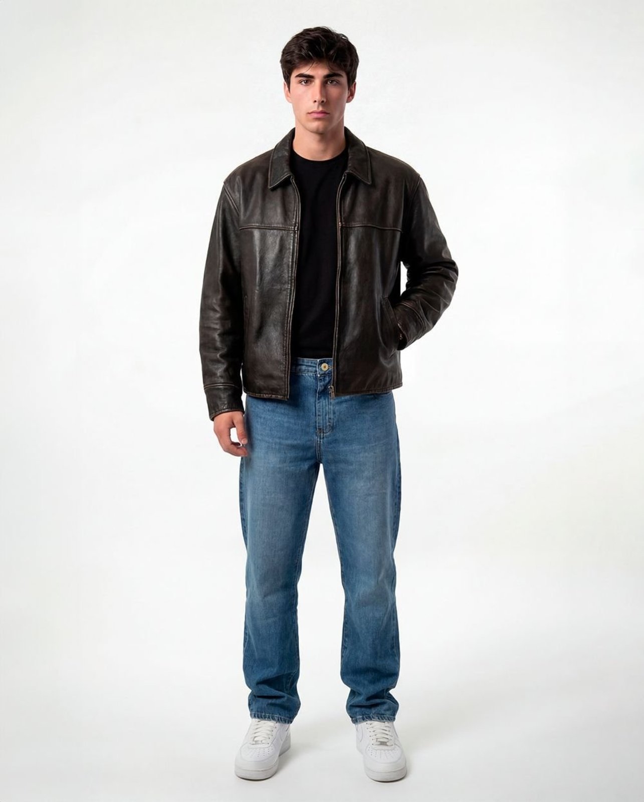 Calça Jeans Baggy Masculina 25277 Média Consciência