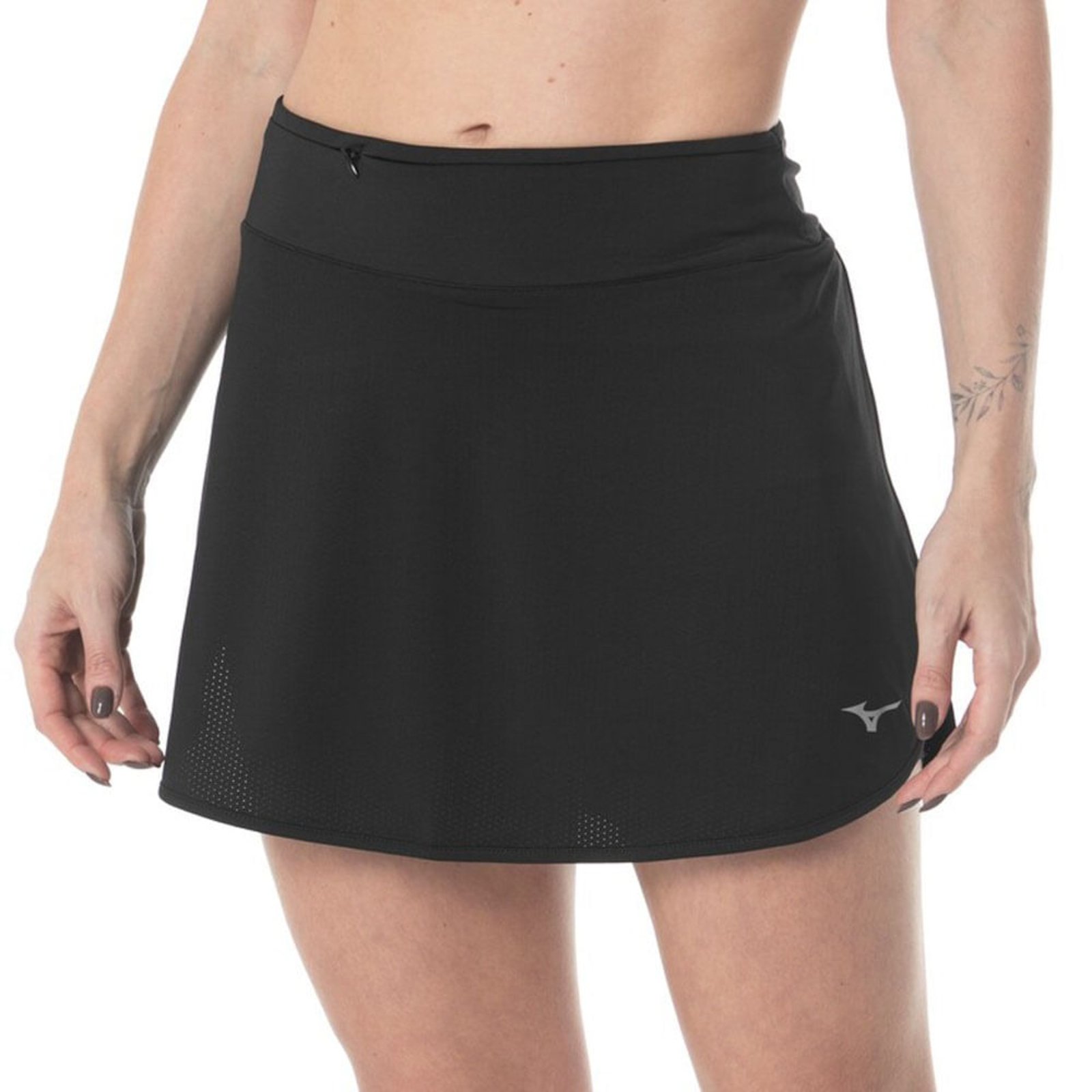 Vista 2 Saia Shorts de Treino Feminina Mizuno Energy preto Mizuno preto