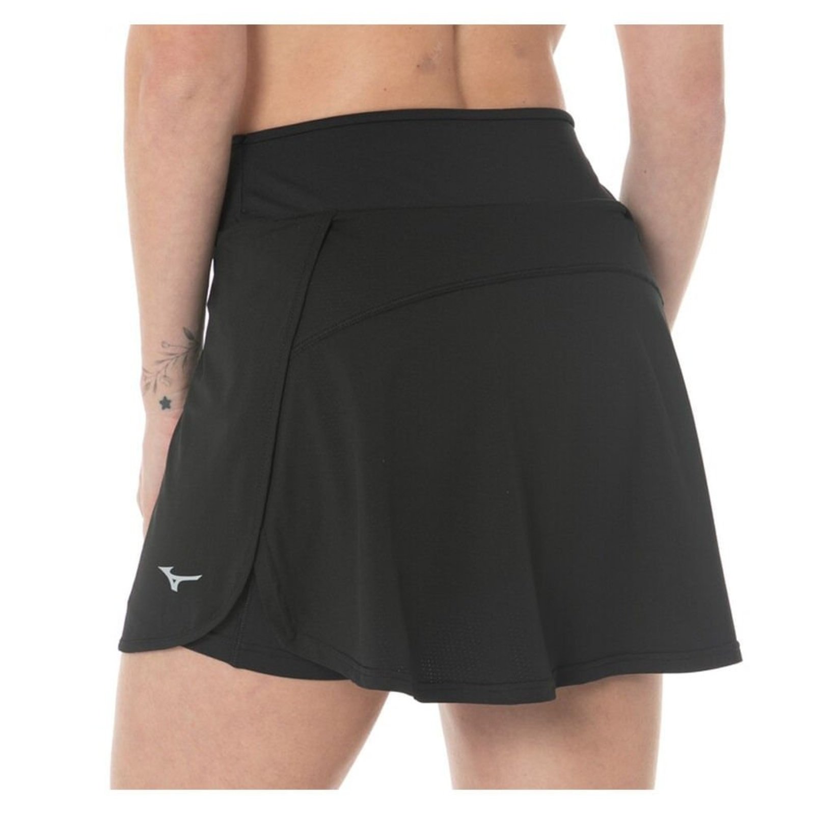 Vista 3 Saia Shorts de Treino Feminina Mizuno Energy preto Mizuno preto