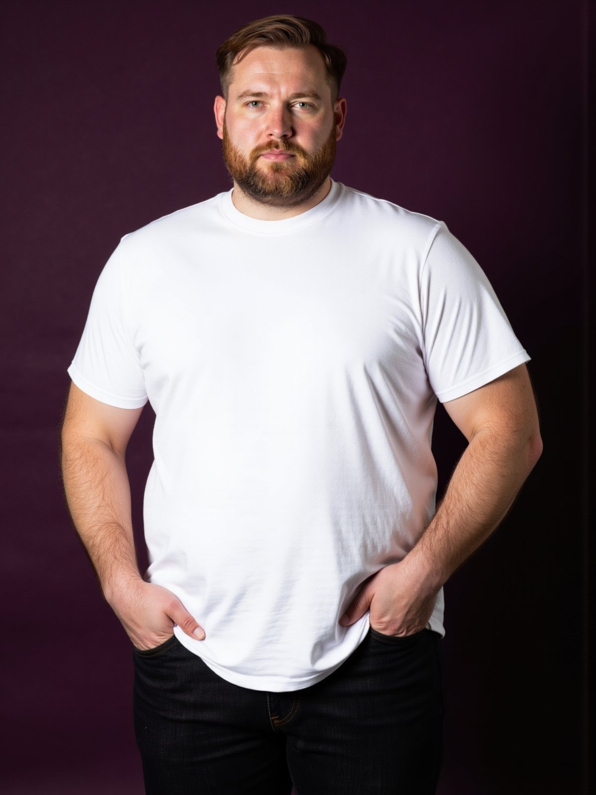 Camiseta Plus Size G1 G2 G3 Masculina Tamanhos Grandes Lisa Algodão Penteado Tradicional Básica