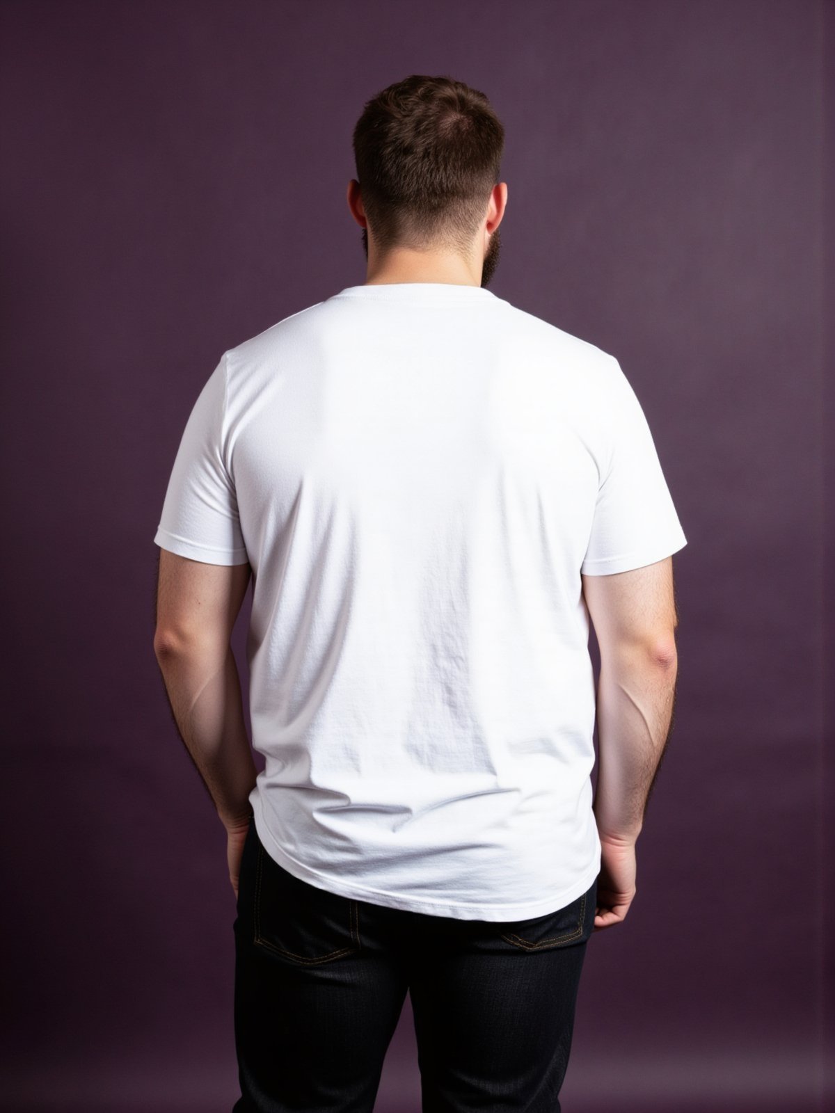 Vista 3 Camiseta Plus Size G2 G3 Masculina Tamanhos Grandes Lisa Algodão Penteado Tradicional Básica Debex branco Debex branco