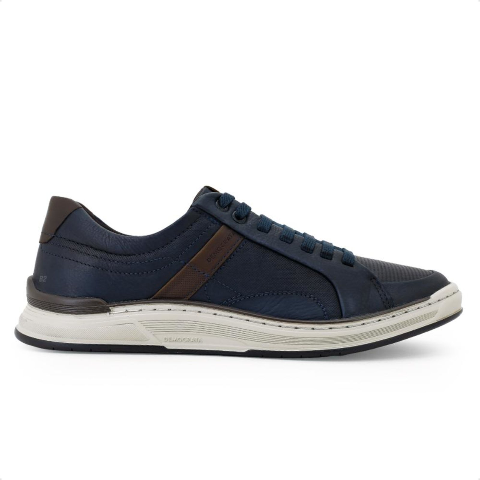 Sapatênis Democrata Denim Loop Azul Marinho