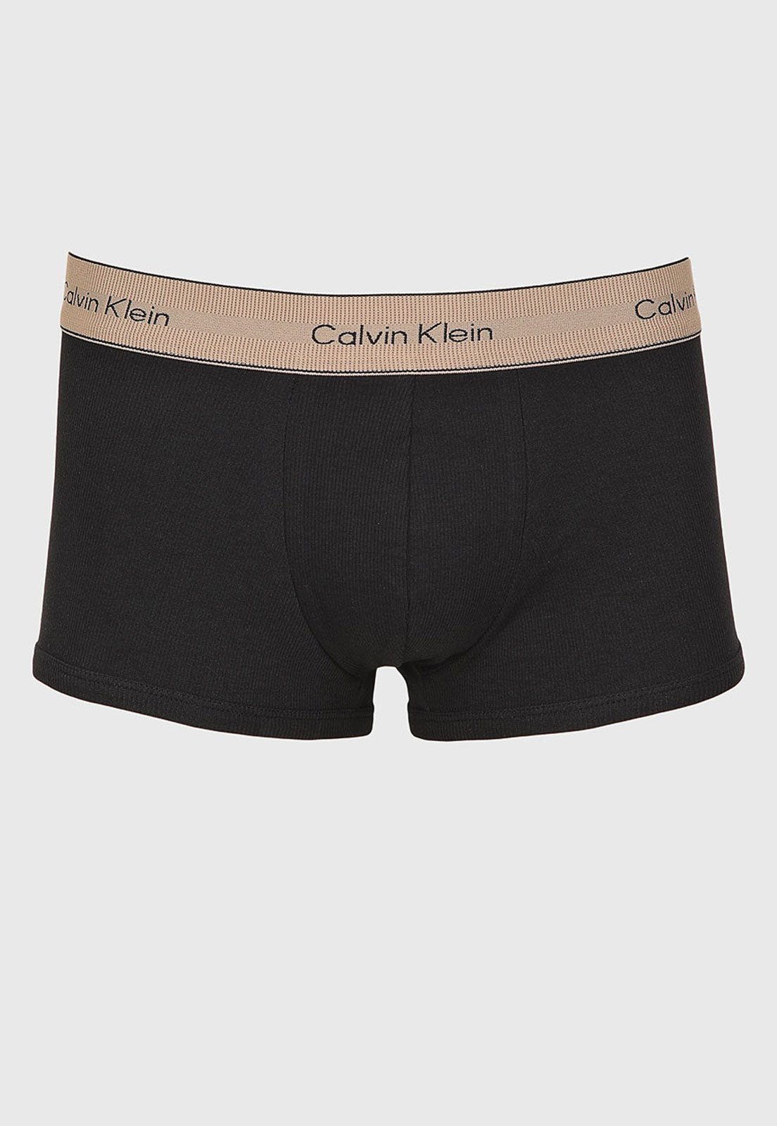 Cueca Boxer Masculina Calvin Klein Underwear Cintura Baixa Preta