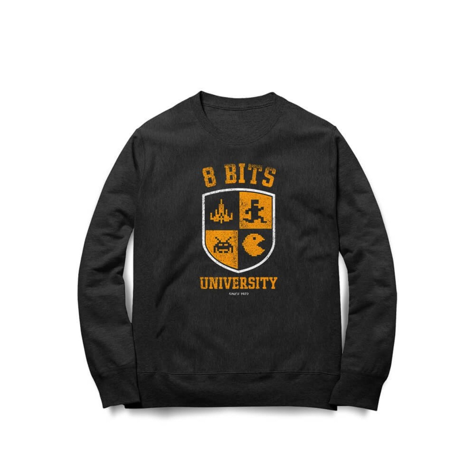 Moletom 8 Bits University - Preto - Casual - Studio Geek