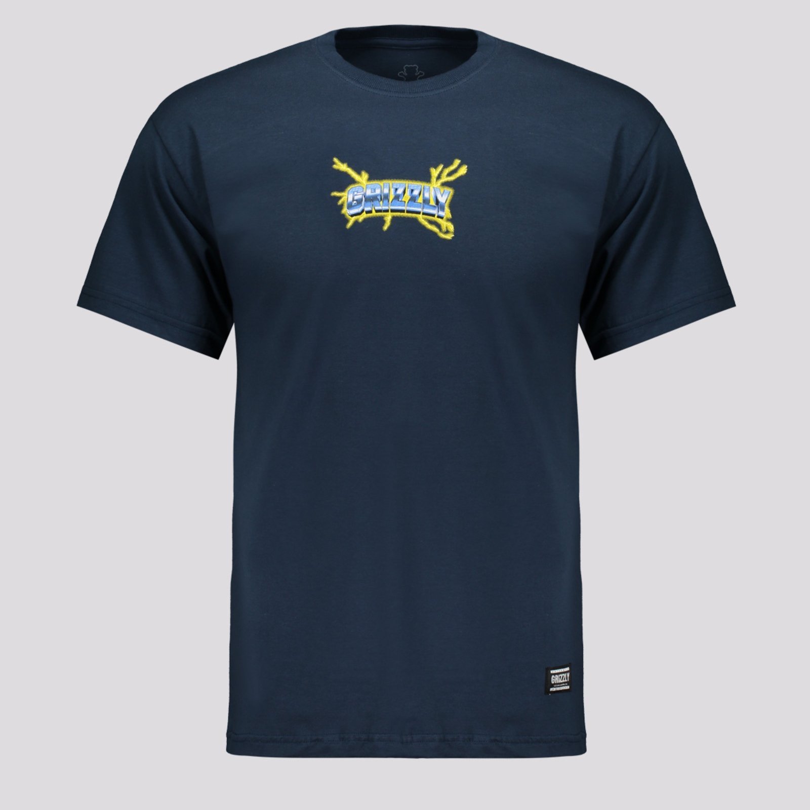 Camiseta Grizzly Triple Double Marinho