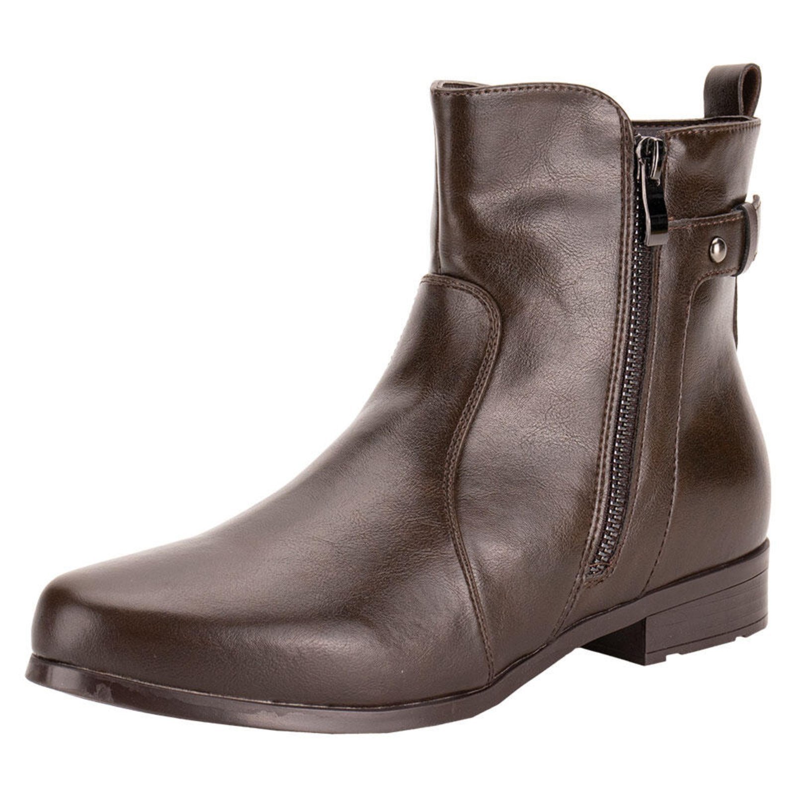 Bota Feminina Cano Baixo Mooncity 72325 0742325 Café