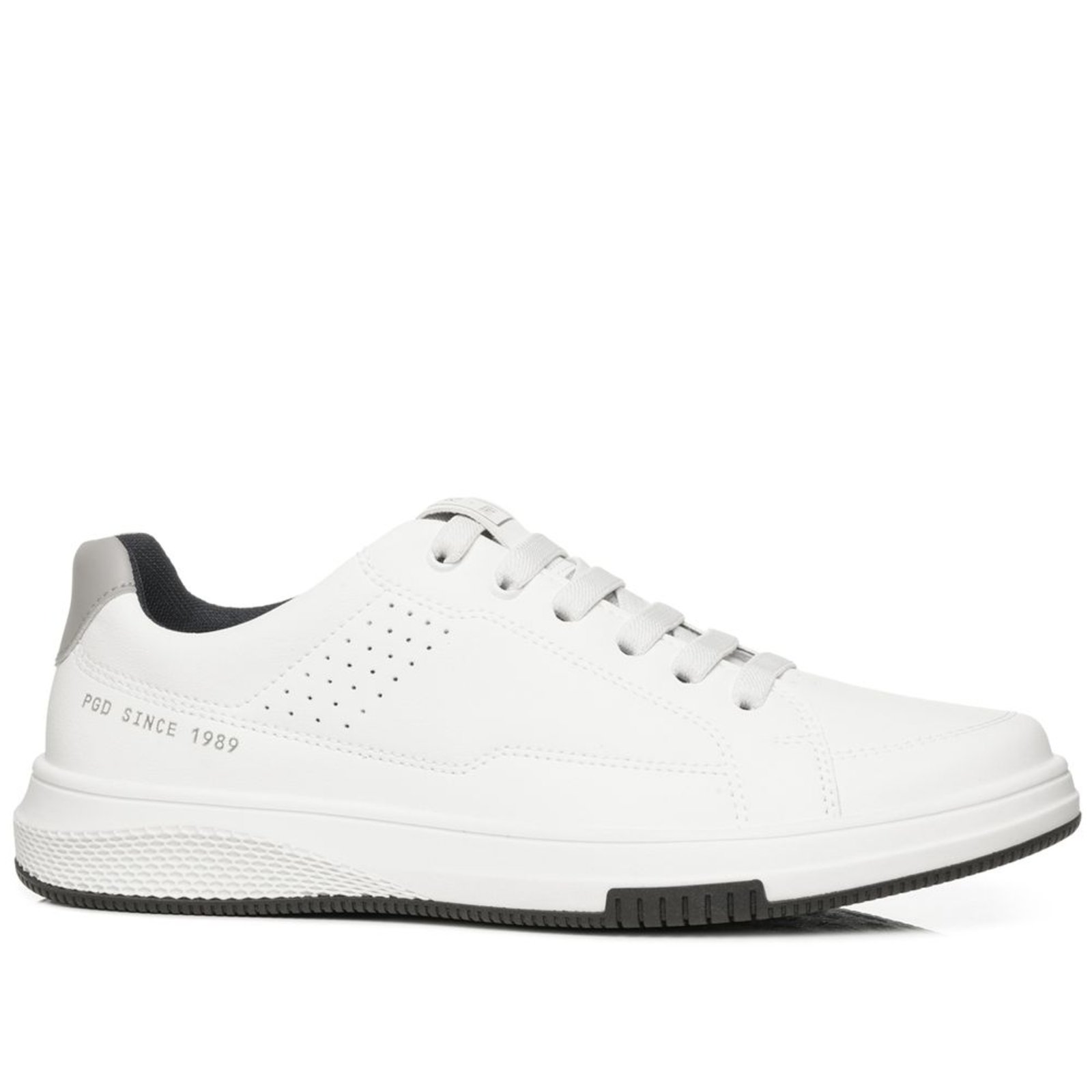 Sapatênis Pegada Masculino em Microfibra Branco 172405-01 Sapatenis Pegada Masculino em Microfibra Branco 172405-01 38