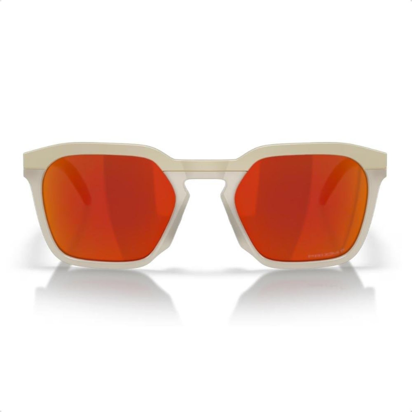 Óculos de Sol Oakley Unissex HSTN SQ Prizm Ruby Polarized Bege